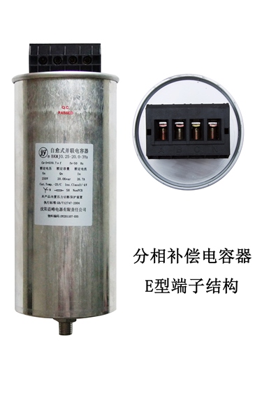 cylindrical type low voltage filter capacitor   TYPE E